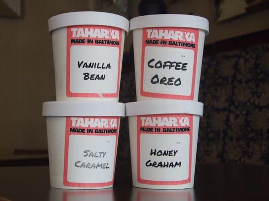 Taharka Bros. ice cream available in convenient to-go pints