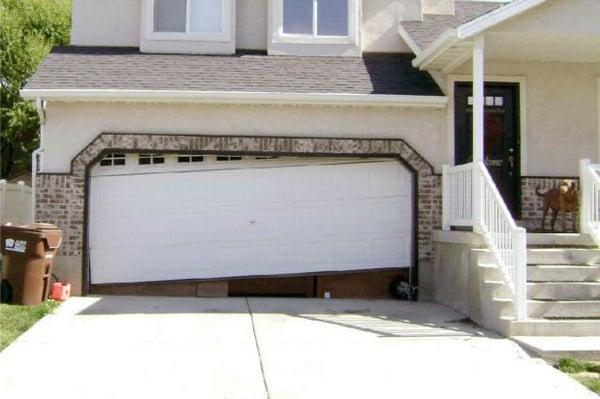 Garage Door Off Track Repair