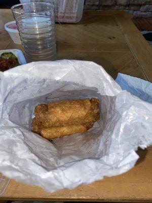 Cheesesteak egg roll