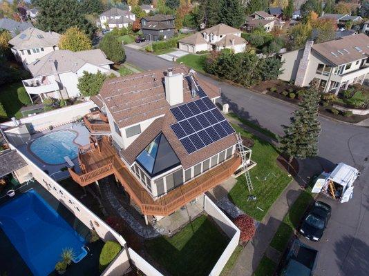 Solar Panel Roof Installation- Vancouver, WA