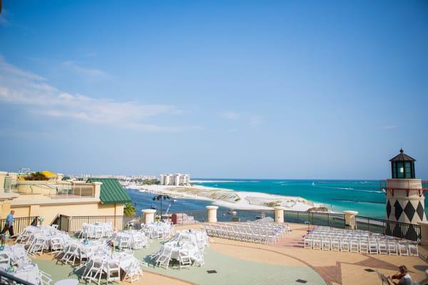 Overlooking the beautiful Emerald Coast