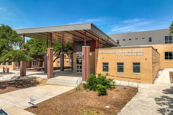 Front of the school