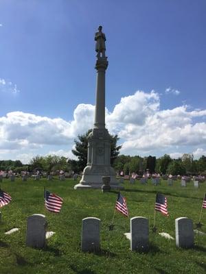 One of the war memorials.