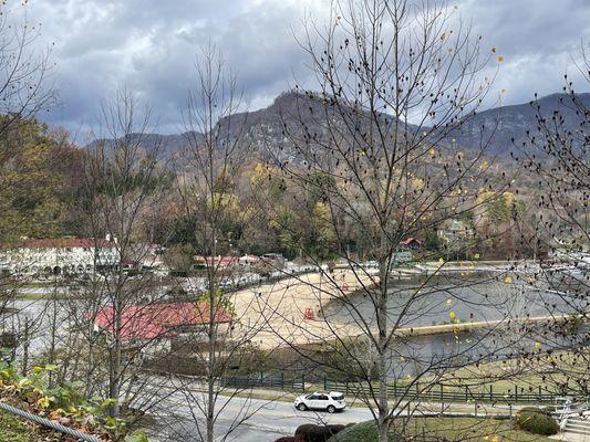 Lake Lure beach.