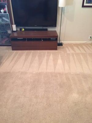 This is how my carpet clocked before and after ;)