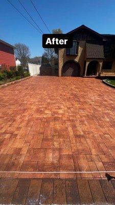 Paver driveway sealing