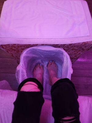 Foot reflexology time 12/16/23