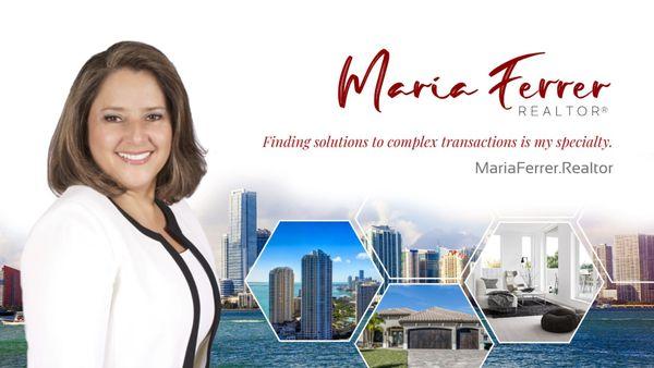 Real Estate professional covering the South Florida area with a focus on local and International clientele