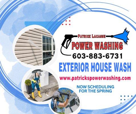 Contact Patrick's Power Washing today to schedule your property wash! Southern New Hampshire Service Area