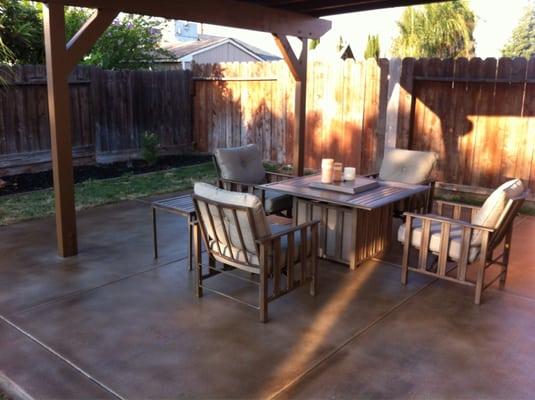 Quality work beautiful finish to my backyard.Thanks J Sanchez!