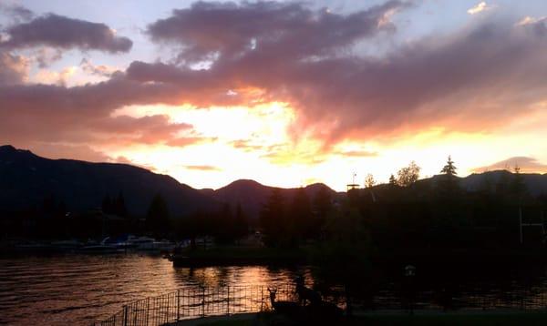 Just another typical sunset at Sunset Deer Lodge