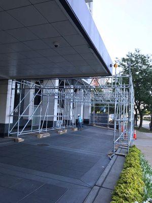 Canopy over the Driveway Entrance