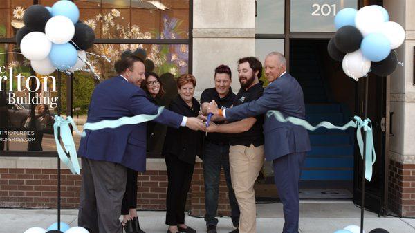 201 S Main Street Ribbon Cutting, June 2021.