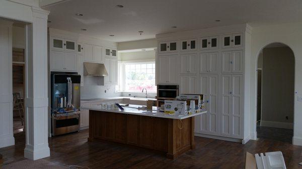 Inset White Cabinets