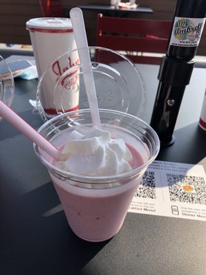 Kid's strawberry shake