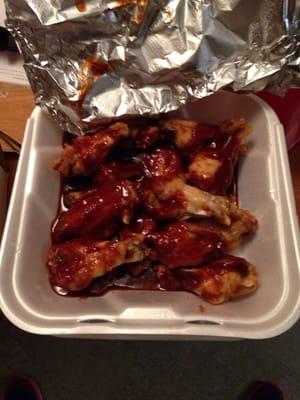 Here is my order of boneless wings, does something look off to you?