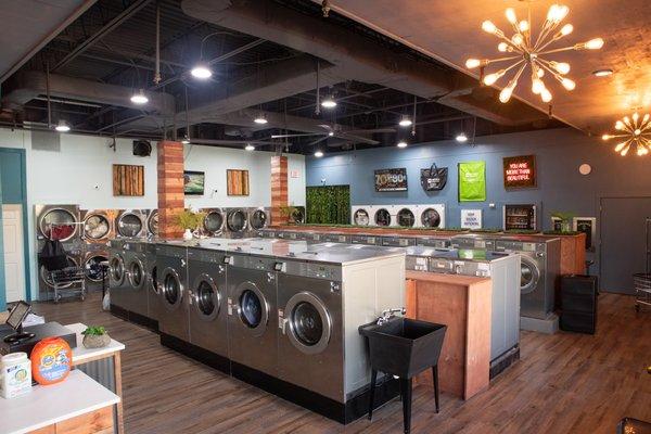 Newly renovated laundromat