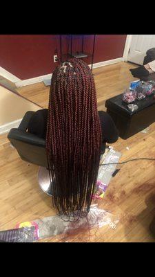 Knotless braids