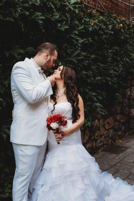 Bride and Groom portrait.