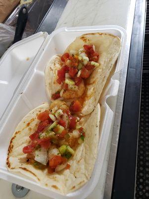 Shrimp tacos