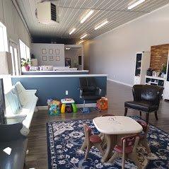 Our lobby with the Massage Spot and Live Well Chiropractic