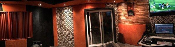 Pano shot of studio