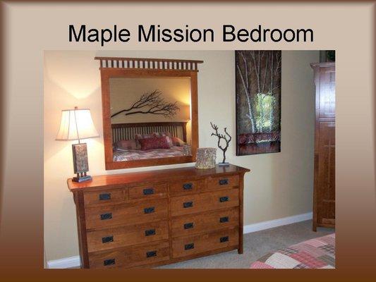 Maple Mission Bedroom Set by  DownToEarthWood.com