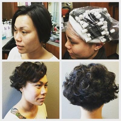 A perm for body and a classic look!