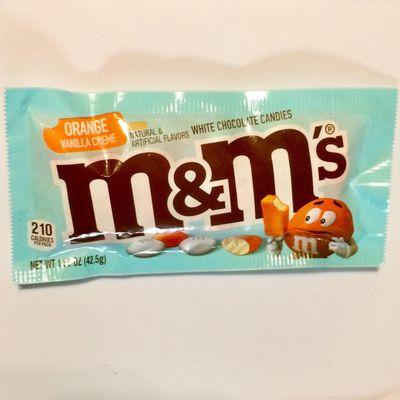 Orange-vanilla creme, white chocolate m&m's. 1st time I've seen these...