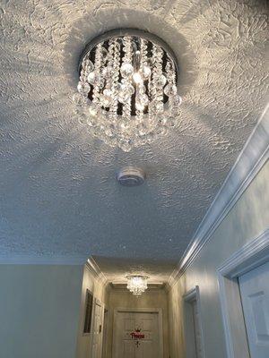 Hallway chandelier