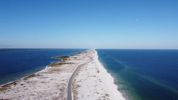 Santa Rosa Sound and the Gulf of Mexico