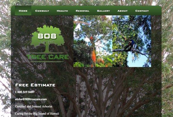 808 Tree Care Website