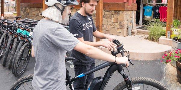 Rent bikes at the BBMR Visitor Center Shop.