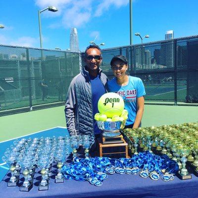 Congratulations to RS Tennis Academy player Halle Martinucci on her Gar Glenney Championship win!