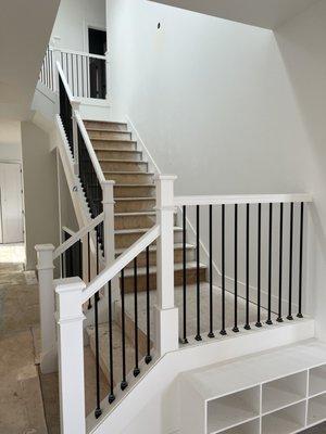 Interior painting on custom home in Kirkland, WA