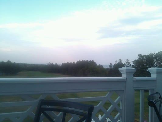 Amazing view of Lake Superior from the second floor deck.