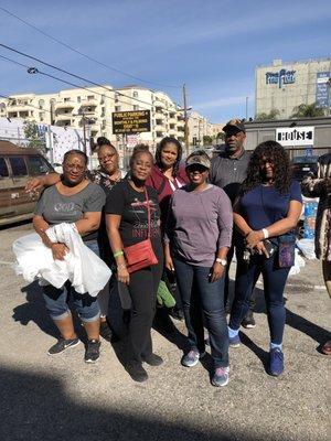 January volunteers. Providing hot nourishes meals.