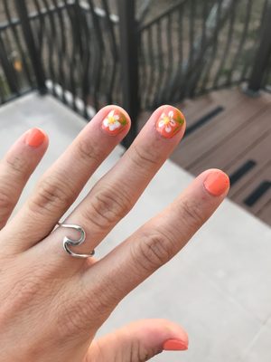 The nails came smudged and the designs were completely different