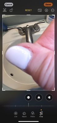 Painful cut from digging with cuticle cutter