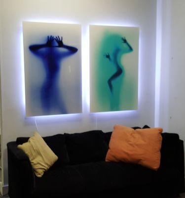 Acrylic Figurative Print w/ LED Lighting