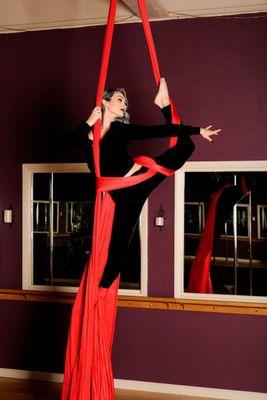 Silks one of our Aerial Classes Check out our Trial packages