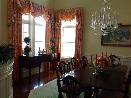 Dining Room Window Treatments