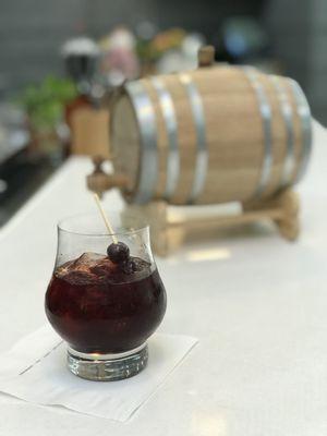 barrel aged manhattan