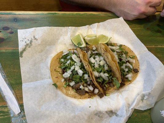 Steak tacos