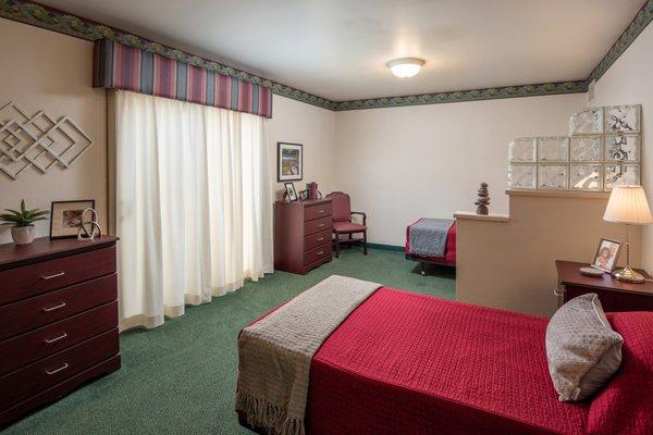 Semi-private accommodations are available at Brittany House.