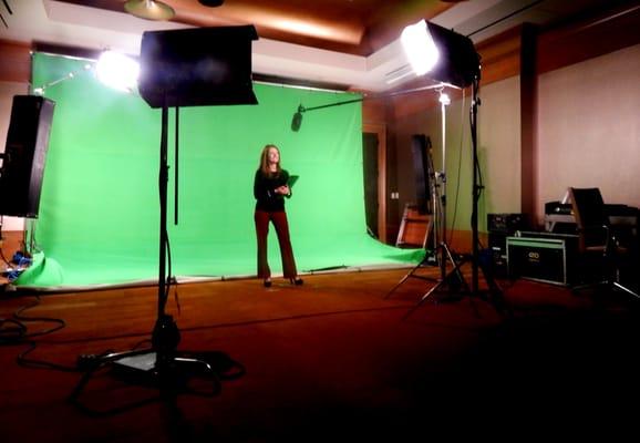 Green screen shoot in Dallas Texas for Omni Hotels.