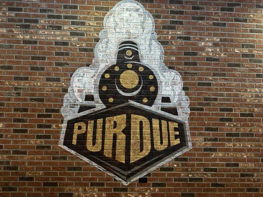 Purdue mural