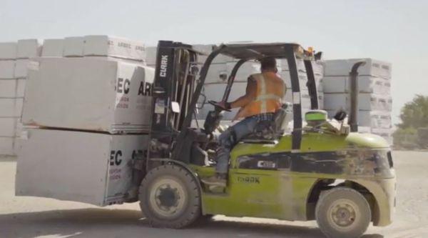 Fork lift operator