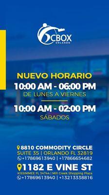 Nuevo horario