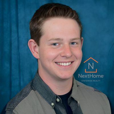 Headshot with NextHome Statewide Realty Logo